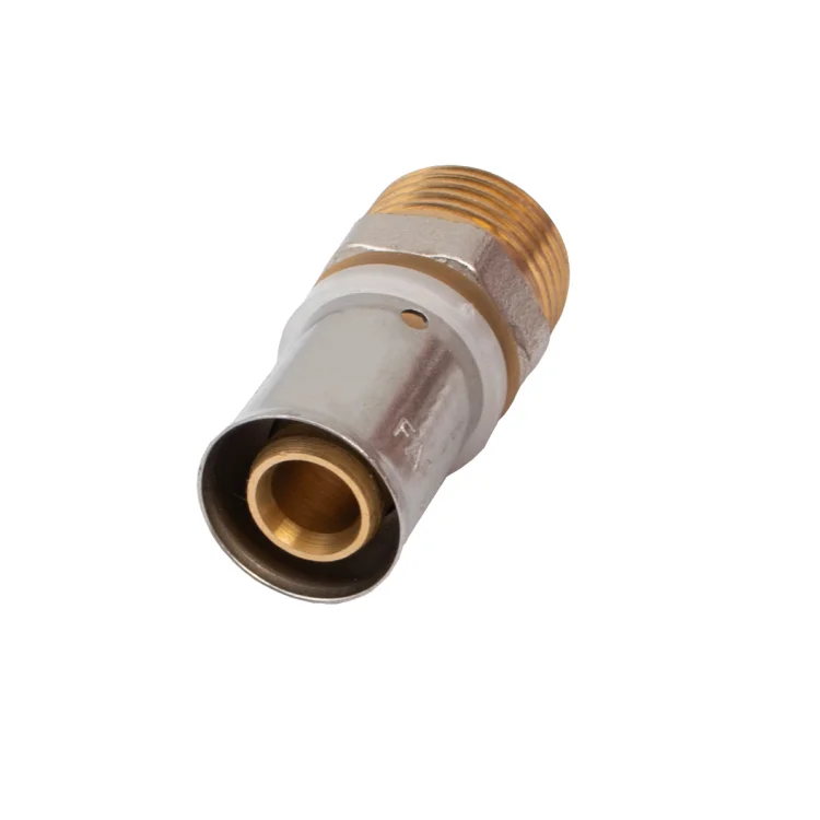 IDMAR Złączka prosta PEX 20 x 1/2" gwint zewnętrzny - system zaprasowywany-3