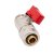 IDMAR Zawór kulowy 1/2"x16 PEX ciepła woda GZ mini-3