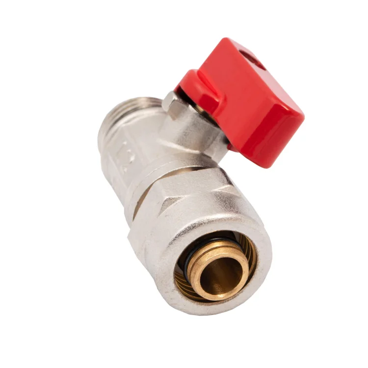 IDMAR Zawór kulowy 1/2"x16 PEX ciepła woda GZ mini-3