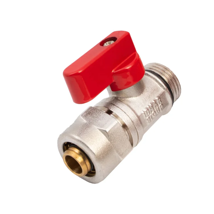 IDMAR Zawór kulowy 1/2"x16 PEX ciepła woda GZ mini-5