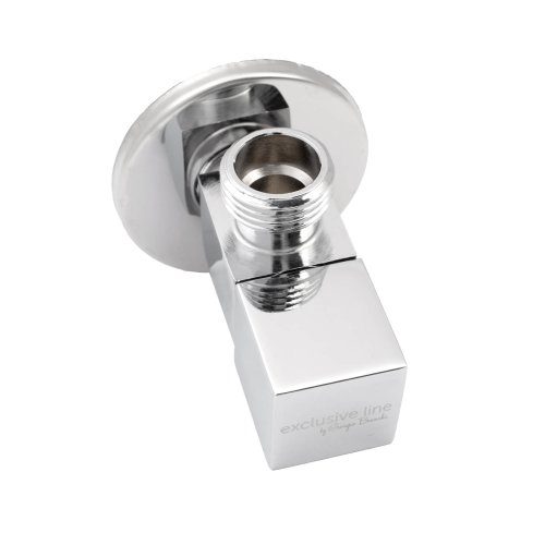 Zawór kąt. 1/2" x 3/8" z głowicą cer. 1001 Kpl 2szt. AGORA bilster-2