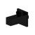 IDMAR Zawór kątowy 1/2"x1/2" z głowicą ceramiczną 1001 czarny mat-3