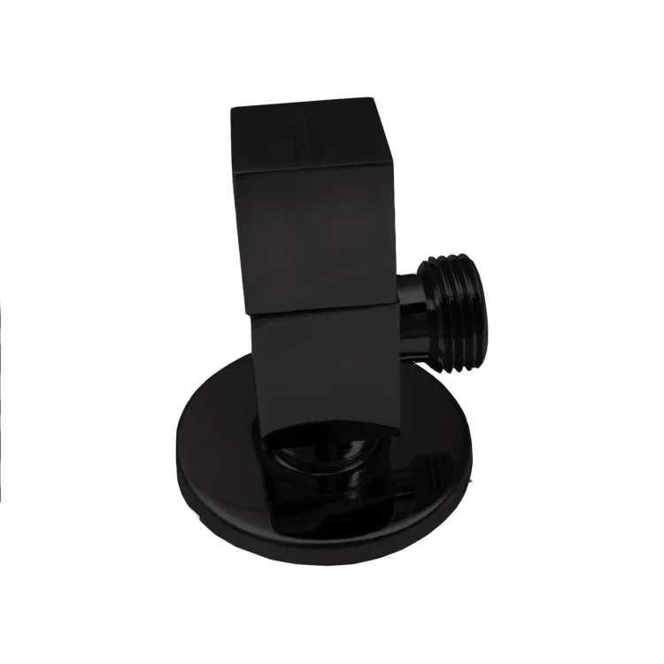 IDMAR Zawór kątowy 1/2"x3/4" z głowicą ceramiczną 1001 czarny mat-6