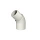 IDMAR Kolano nyplowe 1/2” 45st PVC do wody system klejony - zimna woda; PVCKKWXKZ15-45.301