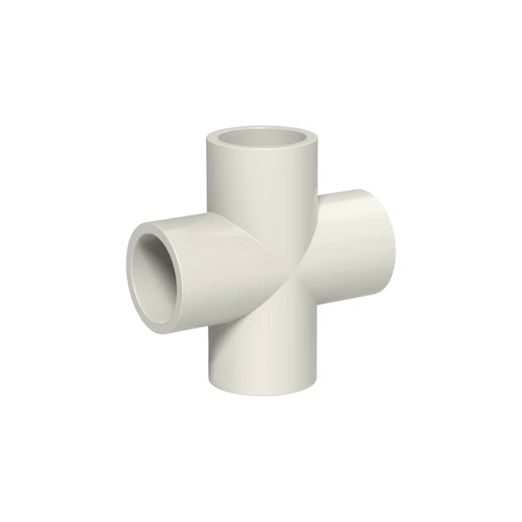 IDMAR Krzyżak 1/2" PVC  system klejony - zimna woda-1