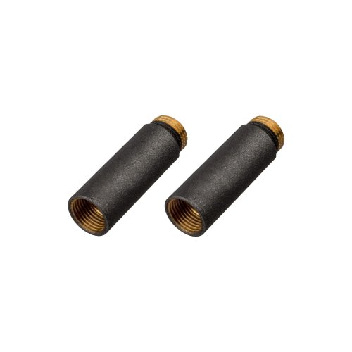 IDMAR Przedłużka mosiężna 1/2" do grzałki 40mm grafit komplet - 2 sztuki-1
