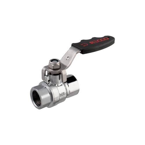 Zawór kulowy do wody RECCO GW/GW 1/2" kula antywapienna chrom niepolerowany; RW015301.8021R2