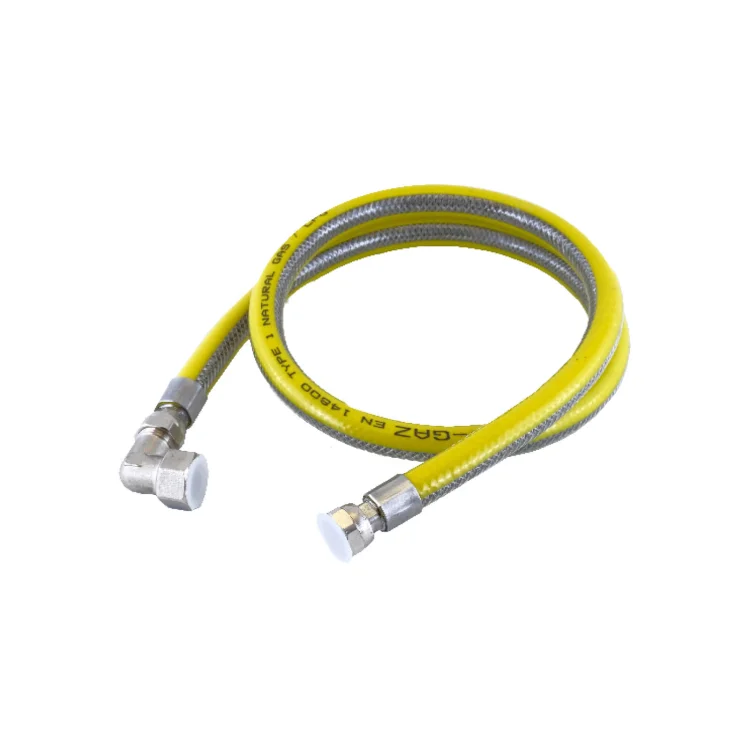 Elastyczny przewód do gazu z kolankiem E-GAZ typ 114 125cm; 10T1145403125