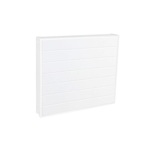 IDMAR Grzejnik stalowy V22 600x1400 dekoracyjny dwupłytowy DEKO z panelem ryflowanym moc 2242W (90/70/20°C) biały-1