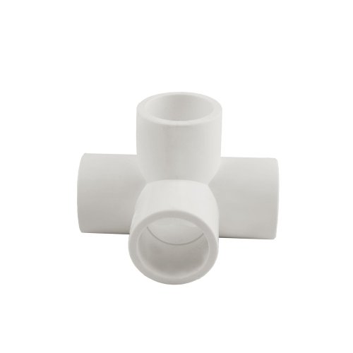IDMAR Czwórnik kątowy PVC 3/4" (DN20) system klejony - zimna woda-1