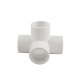 IDMAR Czwórnik kątowy PVC 3/4" (DN20) system klejony - zimna woda-1