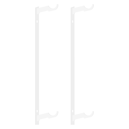 IDMAR Wieszak do grzejnika aluminiowego zestaw SMW500 (2 szt w komplet); ALUSMW500.7044X2