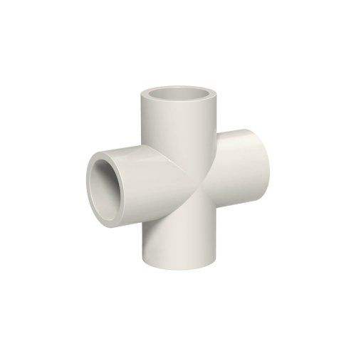 IDMAR Krzyżak PVC 3/4" system klejony - zimna woda-2