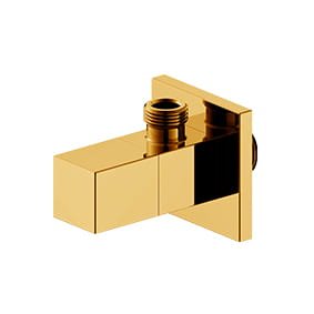 IDMAR Zawór kątowy 1/2"x1/2" z głowicą ceramiczną 1001 złoty; AIBL_AŁKO1/2X1/2.1001ZL