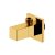 IDMAR Zawór kątowy 1/2"x1/2" z głowicą ceramiczną 1001 złoty; AIBL_AŁKO1/2X1/2.1001ZL