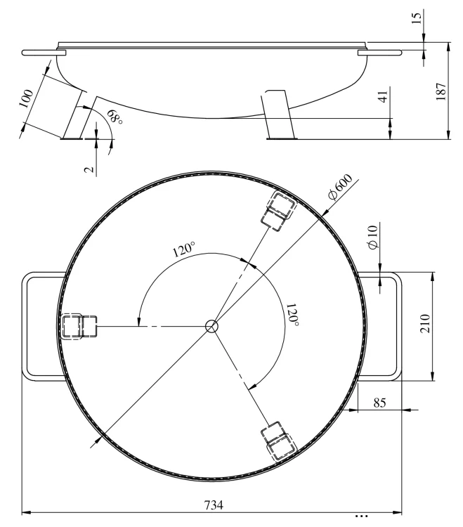 Palenisko ogrodowe MEDIUM - 60-3