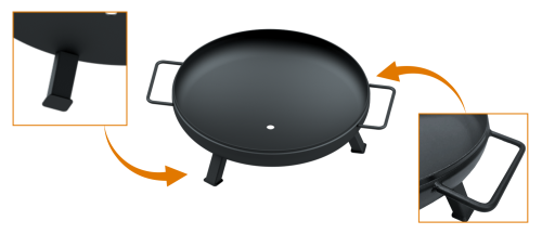 IDMAR Palenisko ogrodowe GRAND 80 cm; 100-80-GRAND