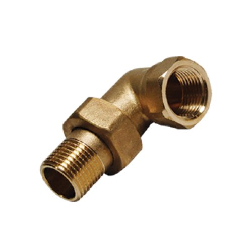 IDMAR  Śrubunek mosiężny kątowy 1" przelot 1/2; AIMSK025.2039PZ