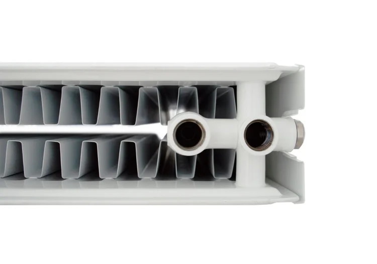HEAT PRO Ventil Compact CV22 400×1000 – stalowy grzejnik panelowy o wysokiej wydajności cieplnej - widok z dołu