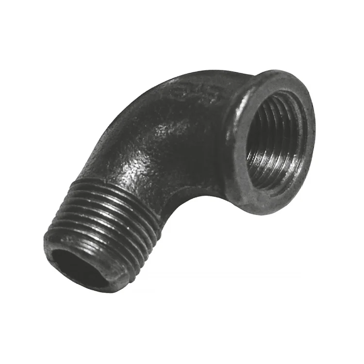 Kolano nakrętno-wkrętne GW/GZ 1/2" (DN15) A4 czarne; AIZCK015WZ.NK