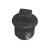 IDMAR Korek z obrzeżem 5/4" (DN32) T9 czarny; AIZCKR032.K