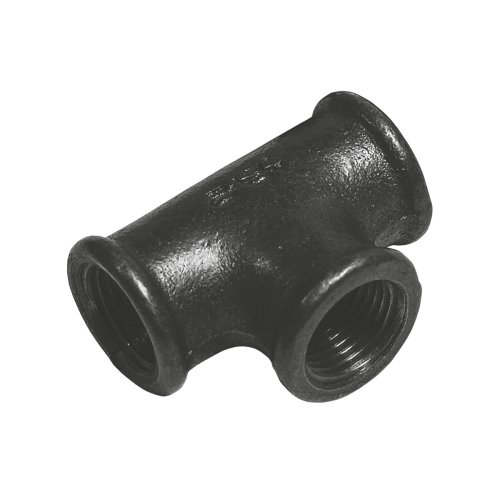 IDMAR Trójnik nakrętny redukcyjny 1 1/2"x1" czarny; AIZCTR040X025X040.NK