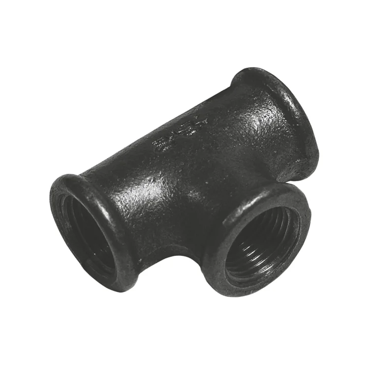 Trójnik nakrętny redukcyjny 3/4x1/2" B1 (DN20xDN15) czarny AIZCTR020X015X020.NK