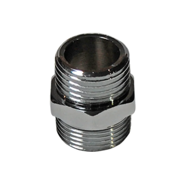IDMAR Nypel 3/8" mosiężny chromowany  (DN10); AICHN010.2036