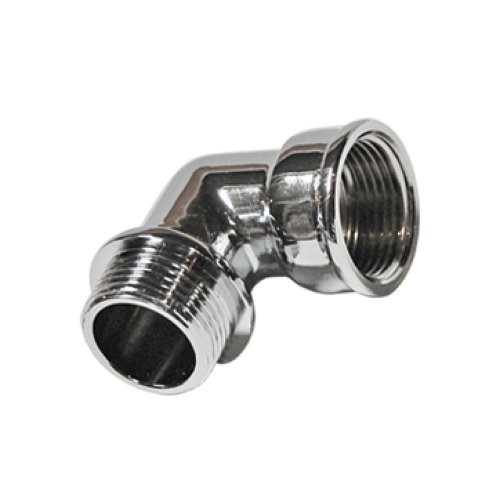 IDMAR Kolano mosiężne 3/8" chromowane GW/GZ (DN10) ; AICHK010WZ.2038