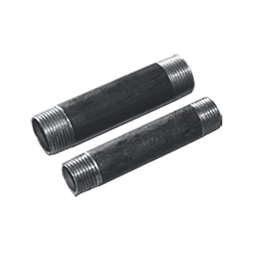 Rura stalowa 1/2” bezszwowa gwintowana czarna długości 50mm (15/50mm); RCG15/050