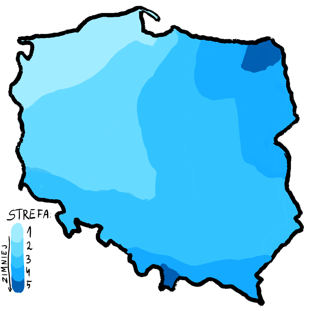 Mapa klimatyczna Polski