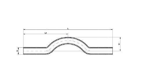 IDMAR Obejście CPVC 3/4" pełne V system klejony - ciepła woda
