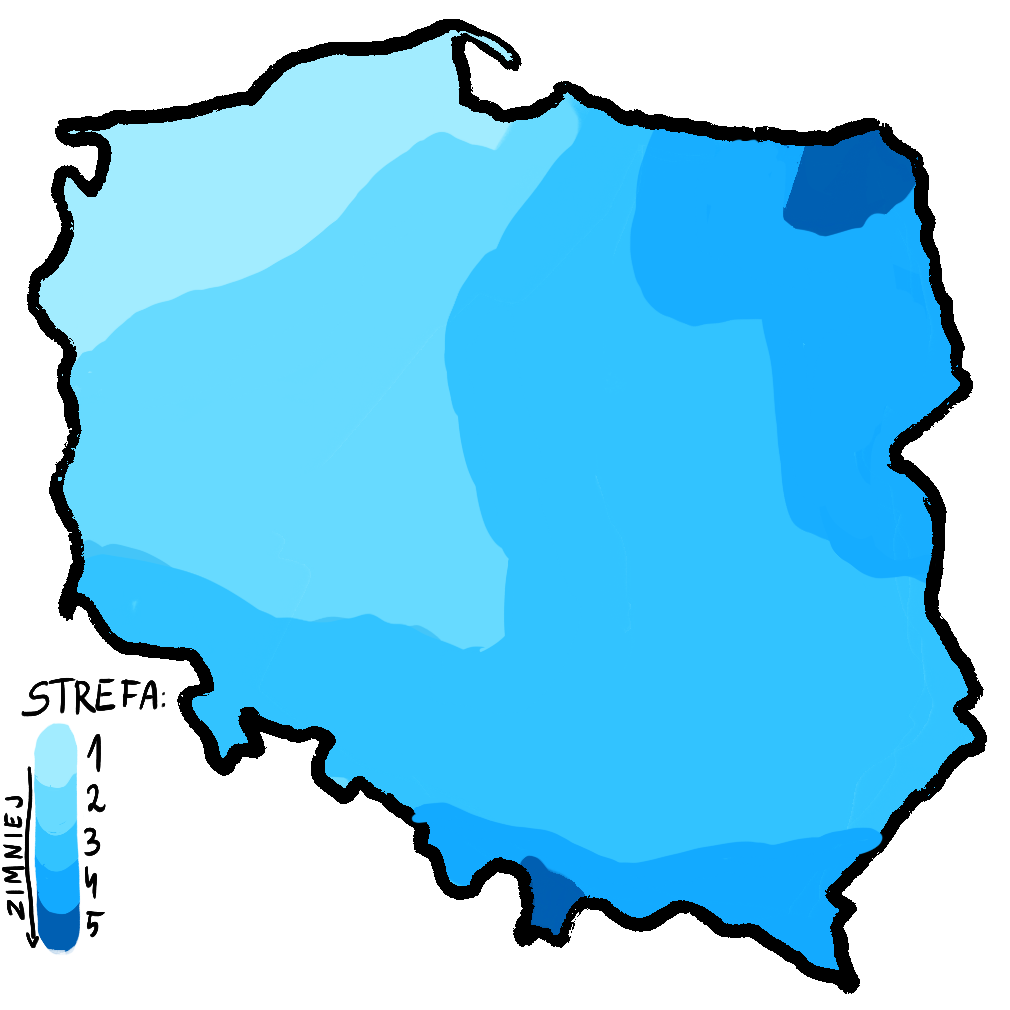 Mapa klimatyczna Polski