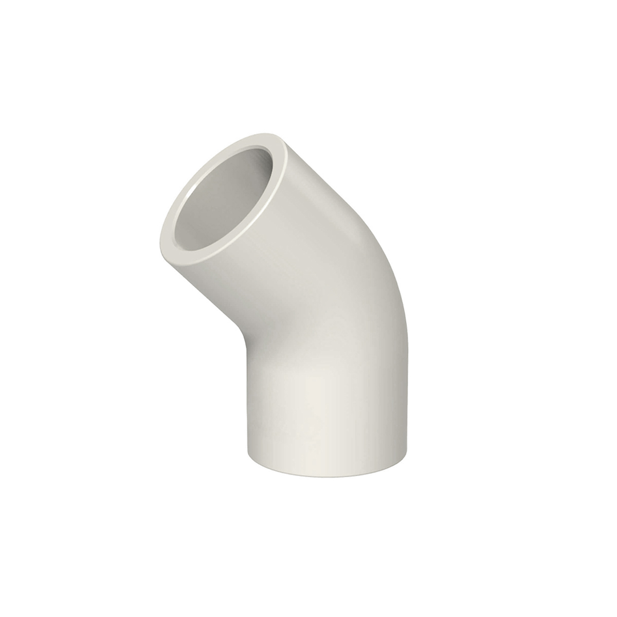 IDMAR Kolano 1/2" PVC 45° system klejony - zimna woda-1