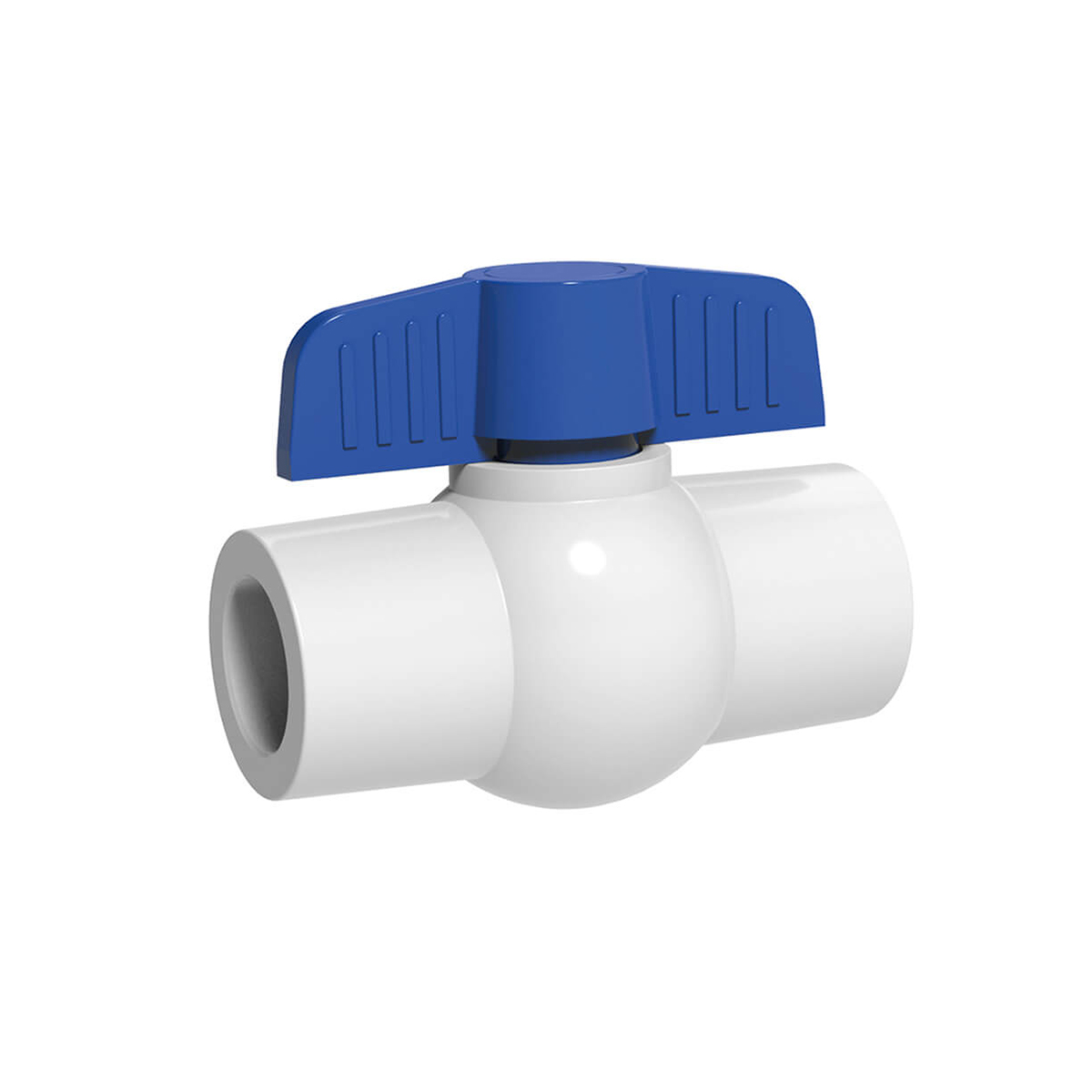IDMAR Zawór kulowy 1/2" PVC system klejony - zimna woda-1