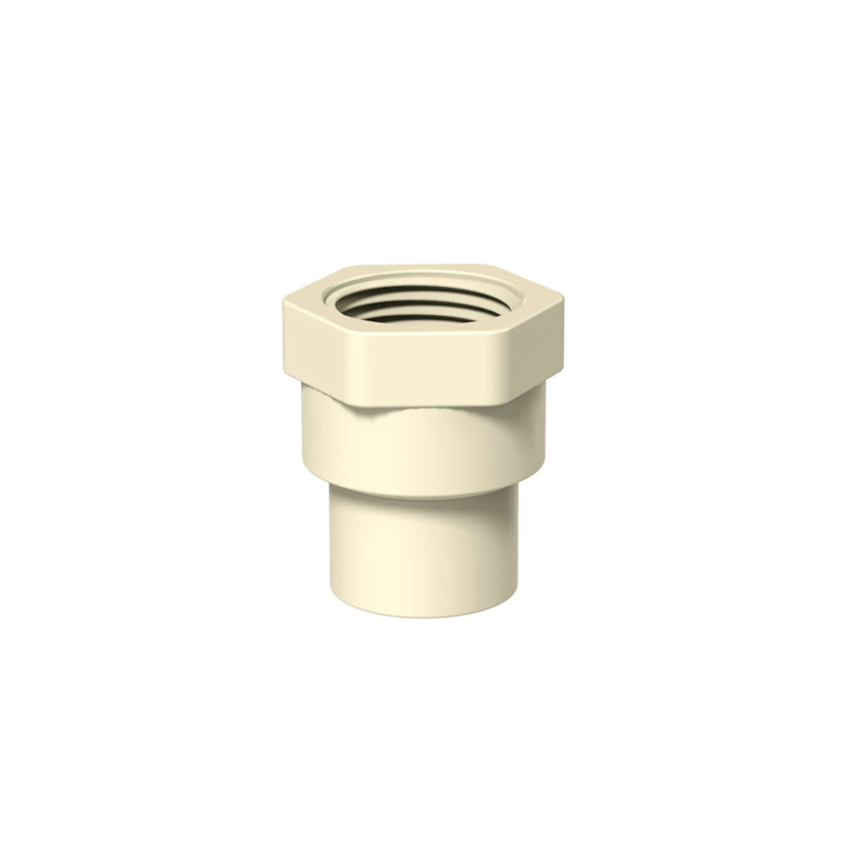 IDMAR Złączka CPVC 1/2" gwint wewnętrzny (GW) system klejony - ciepła woda-1