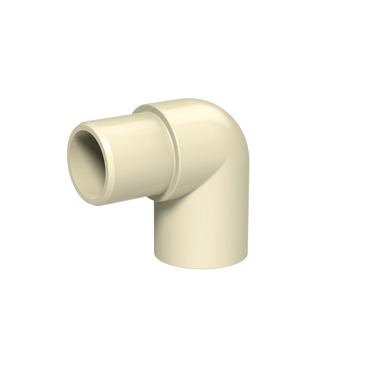 IDMAR Kolano nyplowe 1/2 cala 90 stopni CPVC do wody system klejony - ciepła woda kod produktu CPVCKKW015XKZ015-90.302