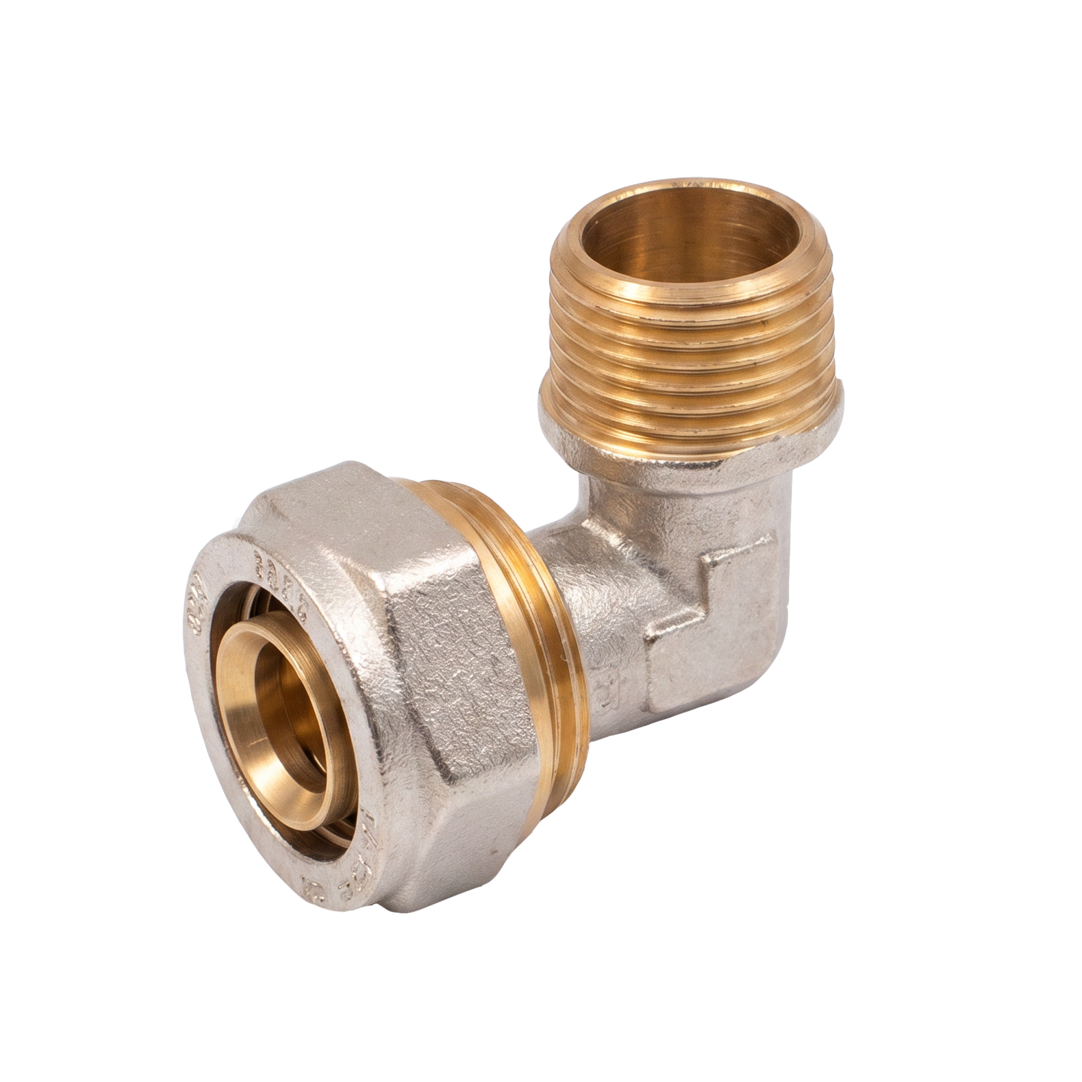 IDMAR Kolano PEX 20 x 3/4" gwint zewnętrzny - system skręcany-1