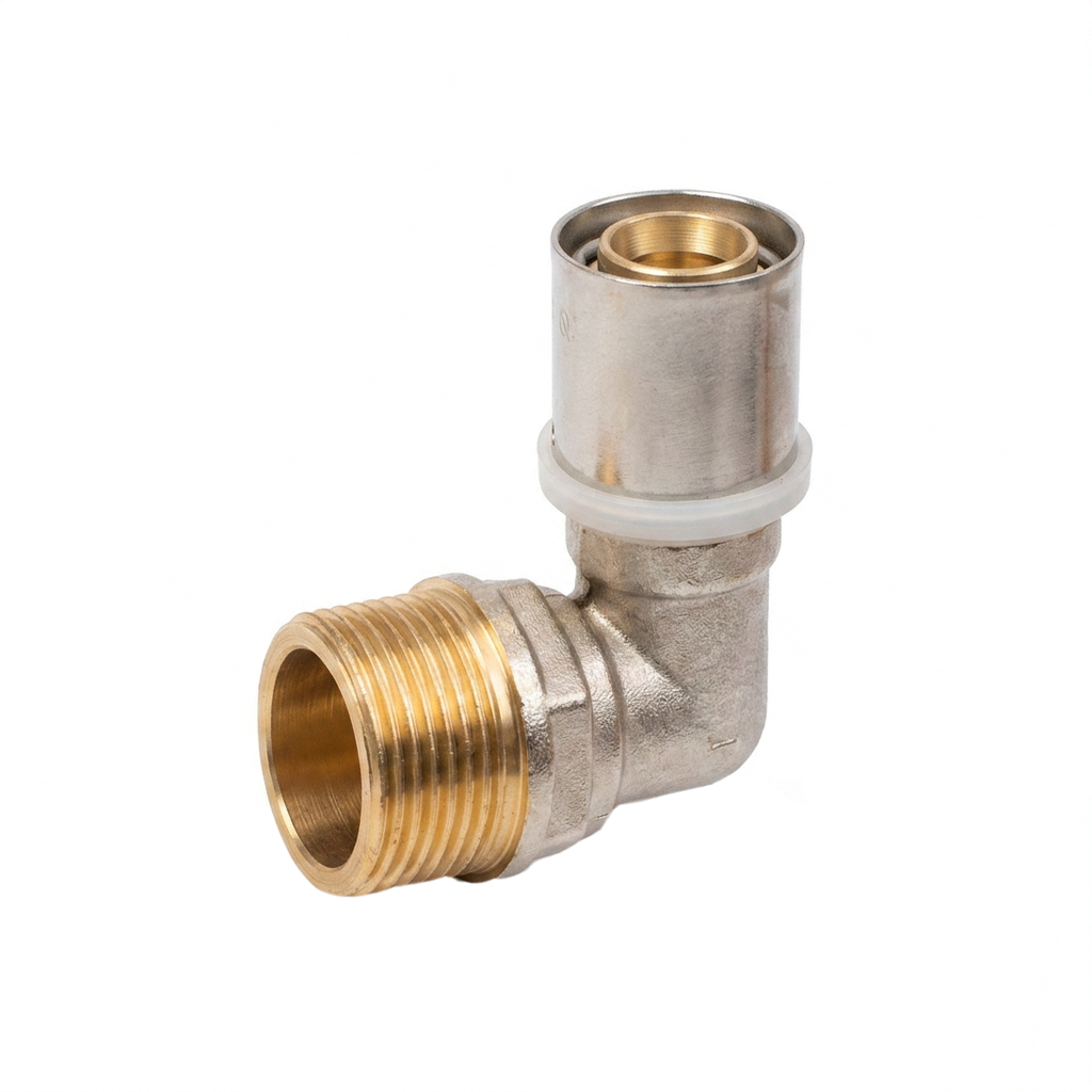 IDMAR Kolano PEX 25 x 3/4" gwint zewnętrzny - system zaprasowywany-2