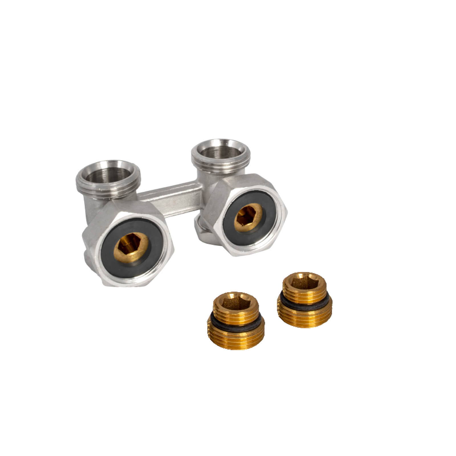 Zawór grzejnikowy przyłączeniowy kątowy do grzejników zasilanych z dołu (typu V);  OPTAZVK.432