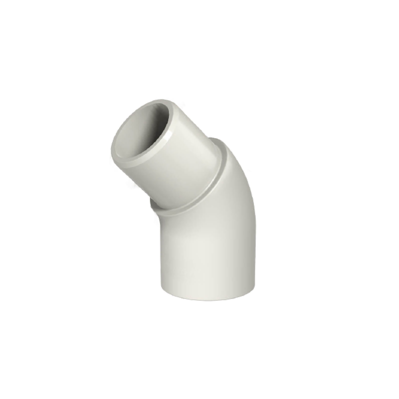 IDMAR Kolano 1/2” nyplowe 45st PVC do wody system klejony - zimna woda-1