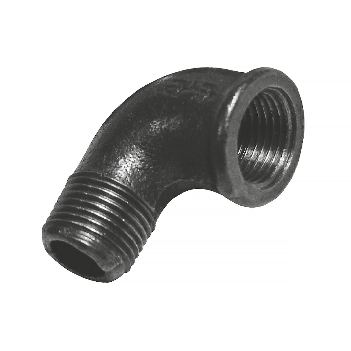 Kolano nakrętno-wkrętne GW/GZ 3/4" (DN20) A4 czarne-1