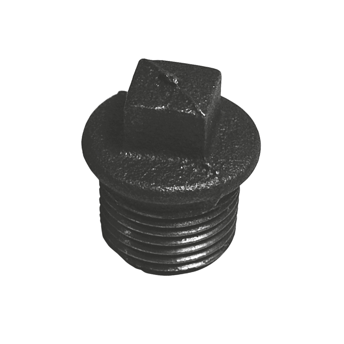 IDMAR Korek z obrzeżem 5/4" (DN32) T9 czarny; AIZCKR032.K